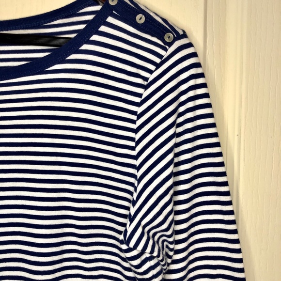 Tommy Hilfiger 3/4 Sleeve Striped Top - Medium - Picture 3 of 11